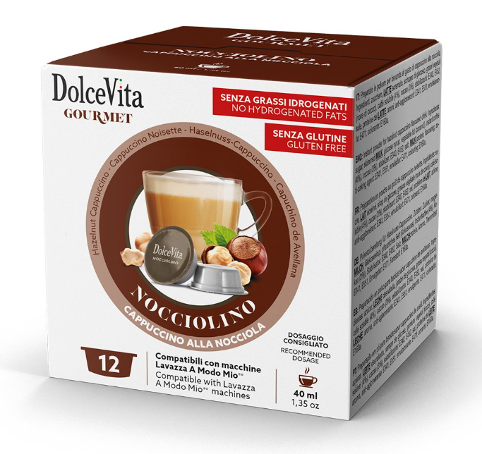 Fiksavimasn Dolce Vita NOCCIOLINO / Lazdyno riešutų Lavazza®* A Modo Mio®* suderinama - Image 1