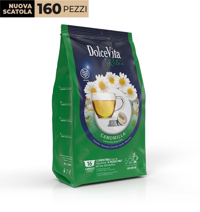 a-modo-mio-camomilla-12149_400-1211 Dolce Vita CHAMOMILE / Ramunėlių arbata A Modo Mio®* suderinama - Image 1