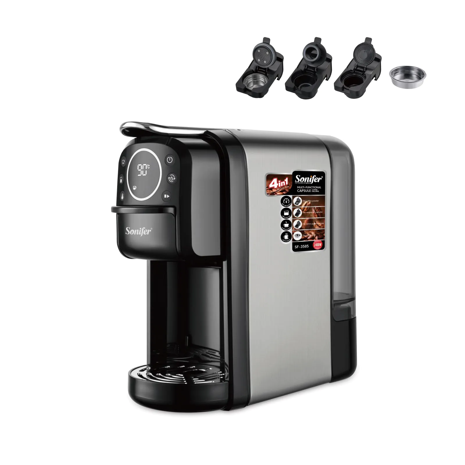 SF-2585-产品图片 Kapsulinis kavos aparatas Sonifer SF-3585 - Image 1